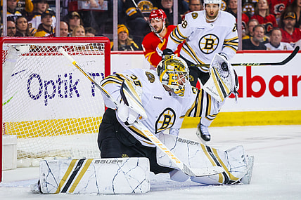 NHL: Boston Bruins at Calgary Flames