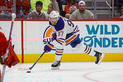 NHL: Edmonton Oilers at Detroit Red Wings