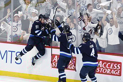 NHL: Stanley Cup Playoffs-St. Louis Blues at Winnipeg Jets