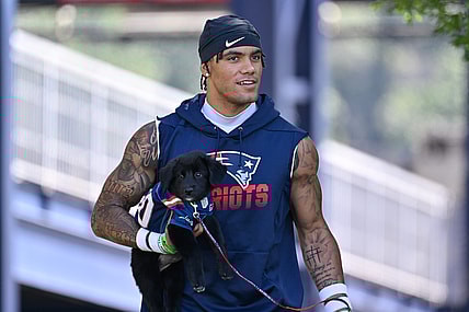 New England Patriots cornerback Christian Gonzalez