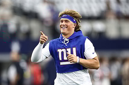 New York Giants quarterback Jaxson Dart