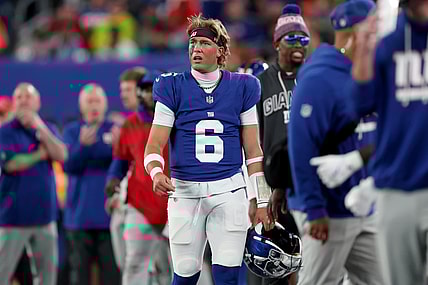 New York Giants quarterback Jaxson Dart
