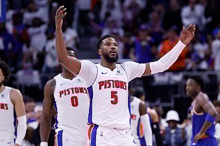 NBA: Playoffs-New York Knicks at Detroit Pistons