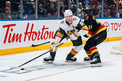 NHL: Vegas Golden Knights at Vancouver Canucks