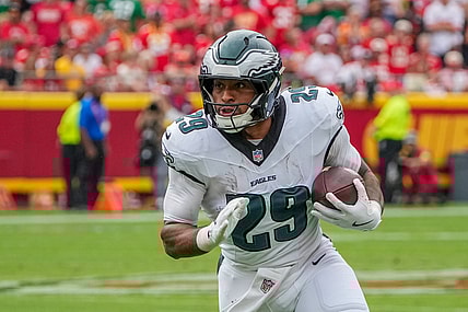 Philadelphia Eagles running back AJ Dillon