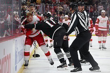 NHL: Detroit Red Wings at New Jersey Devils