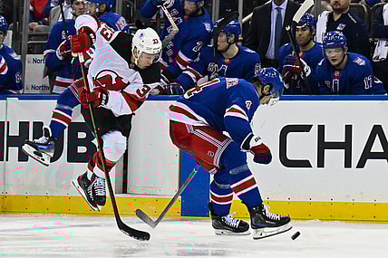 NHL: Preseason-New Jersey Devils at New York Rangers