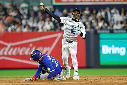 MLB: Playoffs-Toronto Blue Jays at New York Yankees