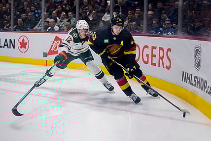 NHL: Minnesota Wild at Vancouver Canucks