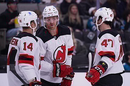 NHL: New Jersey Devils at San Jose Sharks