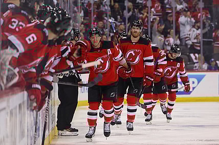 NHL: Stanley Cup Playoffs-New York Rangers at New Jersey Devils