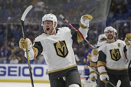 Jack Eichel, Vegas Golden Knights, Buffalo Sabres return (Photo- Vegas Golden Knights via Twitter)
