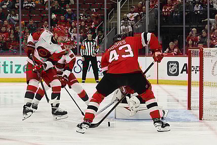 NHL: Carolina Hurricanes at New Jersey Devils