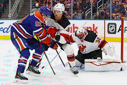 NHL: New Jersey Devils at Edmonton Oilers