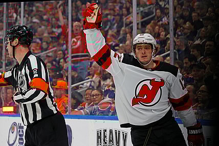 NHL: New Jersey Devils at Edmonton Oilers