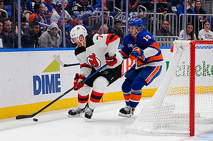 NHL: New Jersey Devils at New York Islanders