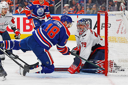 NHL: Washington Capitals at Edmonton Oilers
