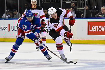 NHL: Preseason-New Jersey Devils at New York Rangers