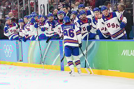 Olympics: Ice Hockey-Men Semifinal- USA-SVK