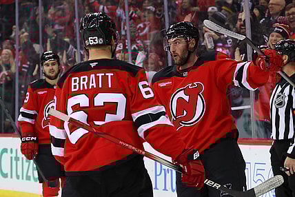 NHL: Boston Bruins at New Jersey Devils