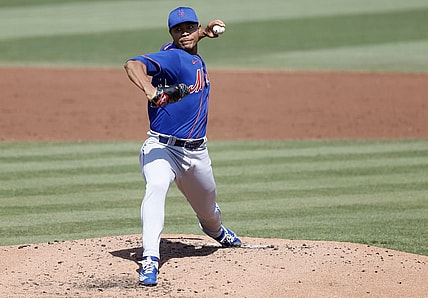 Mar 5, 2023; Jupiter, Florida, USA; New York Mets pitcher Jose Quintana (62) pitches against the St. Louis Cardinals in the third inning at Roger Dean Stadium. Mandatory Credit: Rhona Wise-USA TODAY Sports
