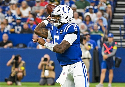 Indianapolis Colts quarterback Anthony Richardson