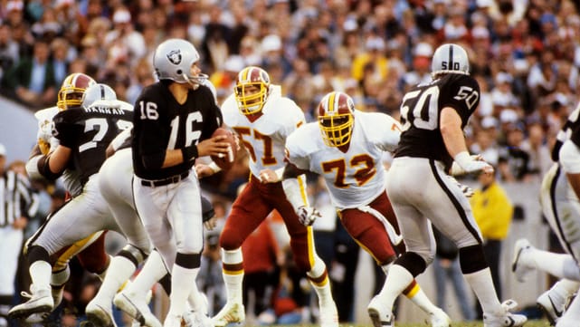 Las Vegas Raiders Jim Plunkett Super Bowl XVIII