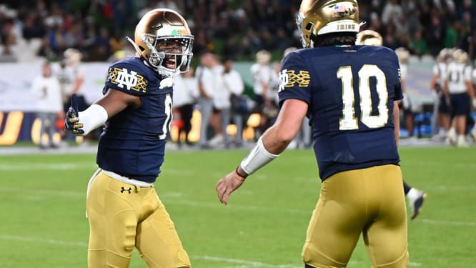 NCAA Football: Navy at Notre Dame