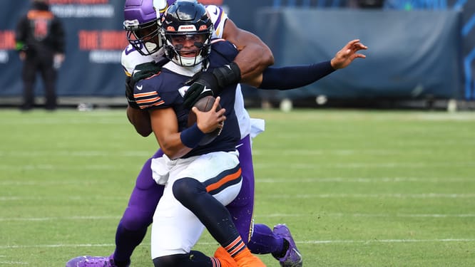 week 8 nfl injury report: justin fields, chicago bears