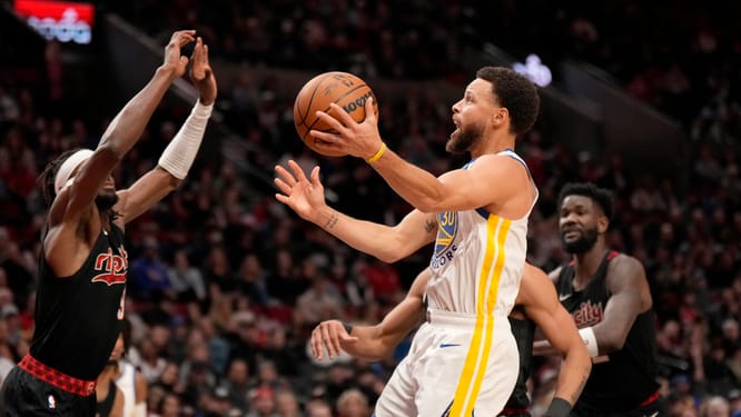 NBA: Golden State Warriors at Portland Trail Blazers
