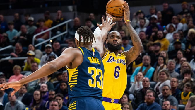 NBA: Los Angeles Lakers at Indiana Pacers