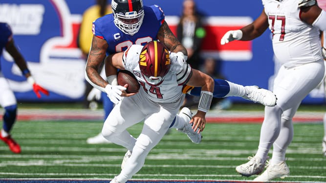 NFL: Washington Commanders at New York Giants