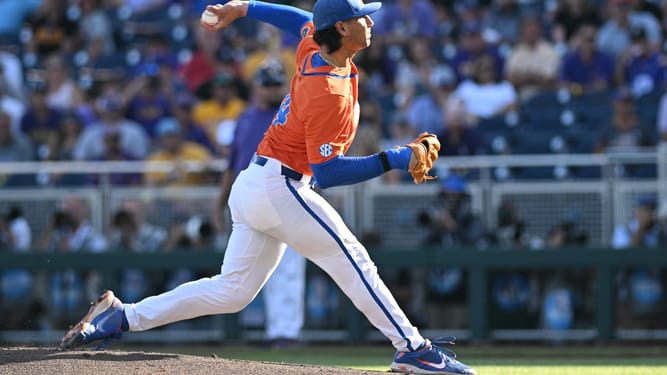NCAA Baseball: College World Series Final-Florida vs LSU