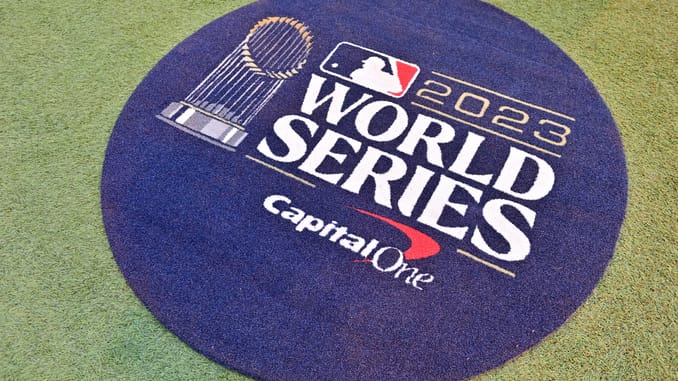 MLB: World Series-Texas Rangers at Arizona Diamondbacks / MLB Logo