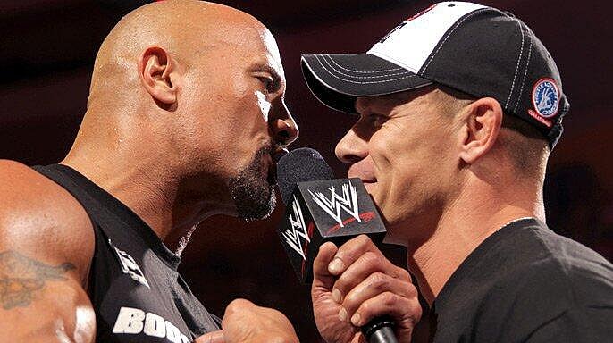 John Cena Iconic War of words with the Rock