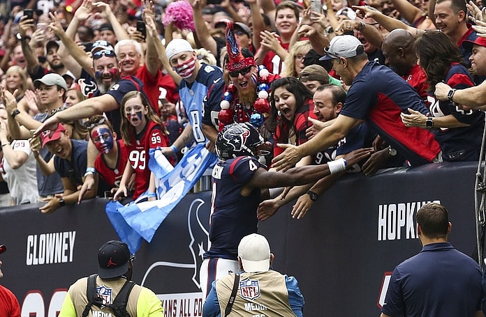 Houston Texans quarterback Deshaun Watson in NFL Week 4