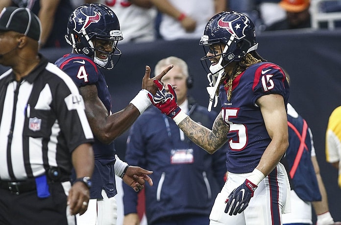 Houston Texans quarterback Deshaun Watson and receiver Will Fuller