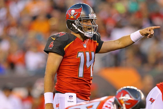 Tampa Bay Buccaneers quarterback Ryan Fitzpatrick