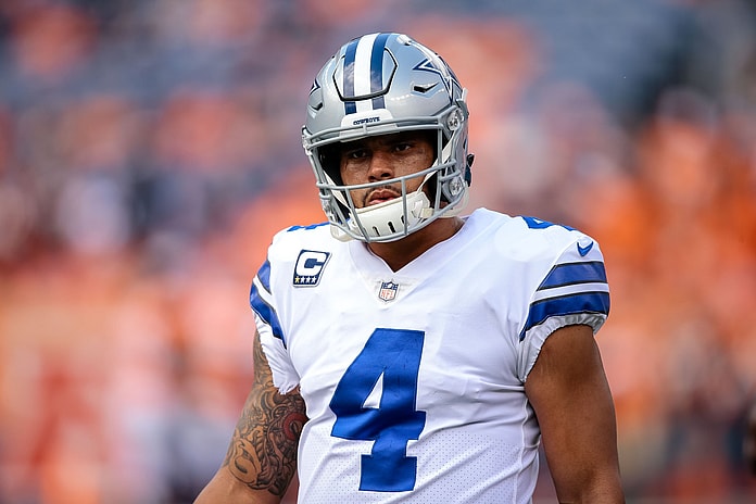 Dallas Cowboys quarterback Dak Prescott in NFL Week 2