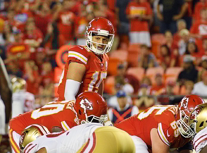NFL star in the making, Kansas City Chiefs quarterback Patrick Mahomes