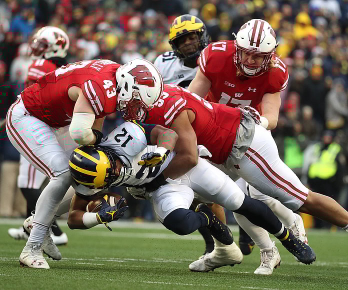 Michigan running back Chris Evans