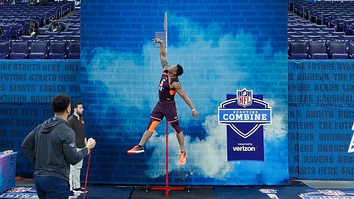 Photo: NFL NLF Combine vertical jump