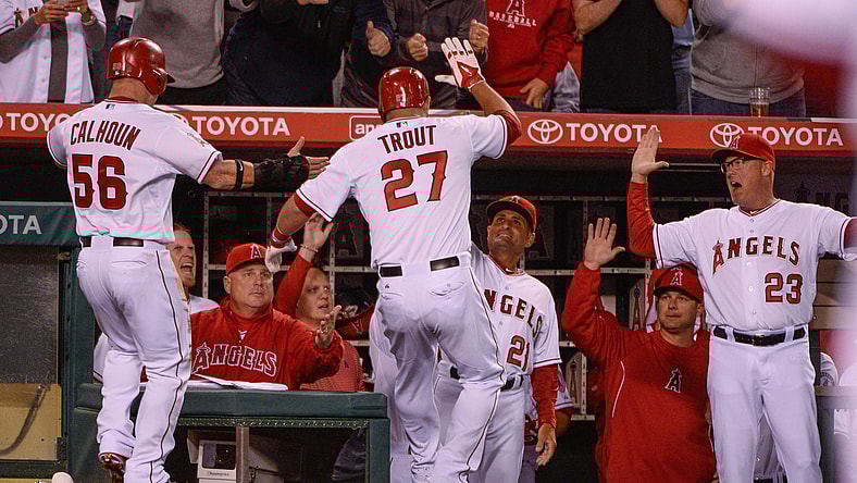 2014 Los Angeles Angels of Anaheim with Taylor Blake Ward