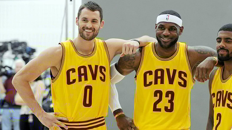 Courtesy of USA Today: Love's decision may depend on his relationship with James.