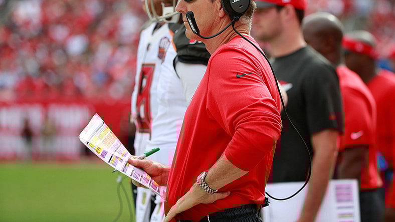 Dirk Koetter isn't a fan of all the Hard Knocks questions