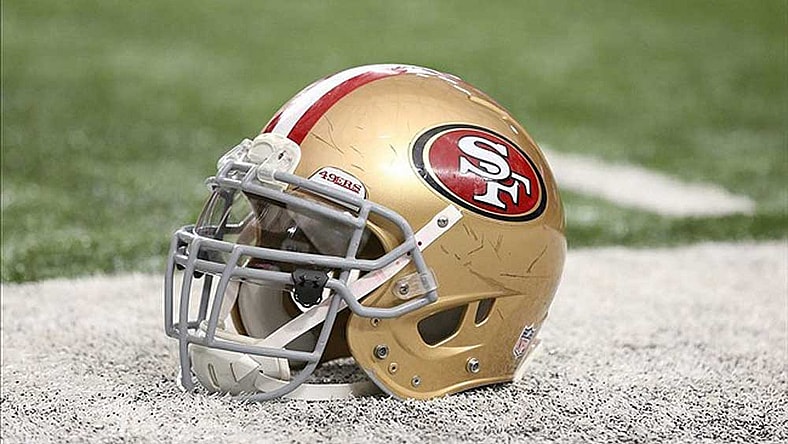 Tom Gamble, 49ers helmet, Donavin Newsome