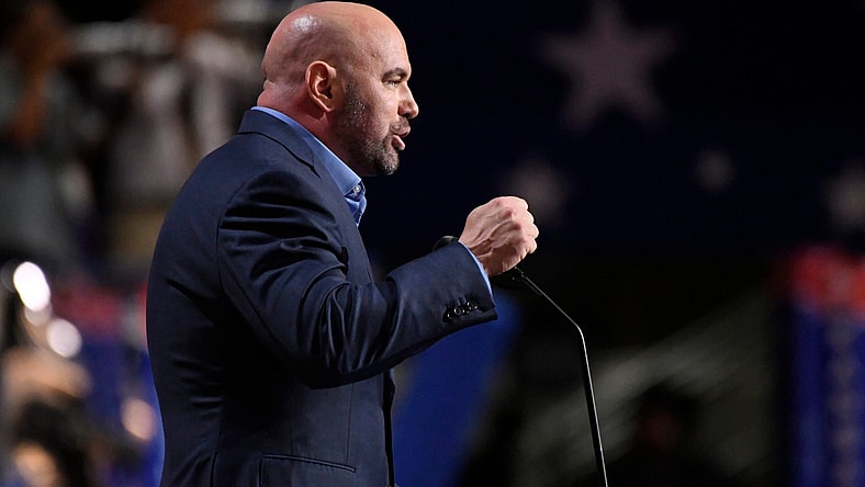 UFC head Dana White speaks at the Republican National Convention in 2016.