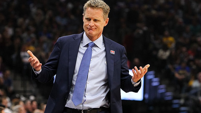 Steve Kerr Golden State Warriors Game 2 2017 NBA Finals