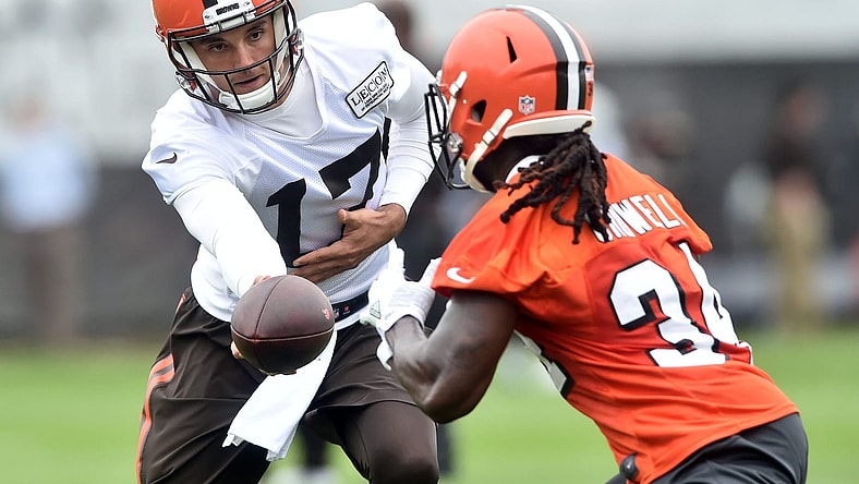 Brock Osweiler Isaiah Crowell Cleveland Browns NFL OTAs