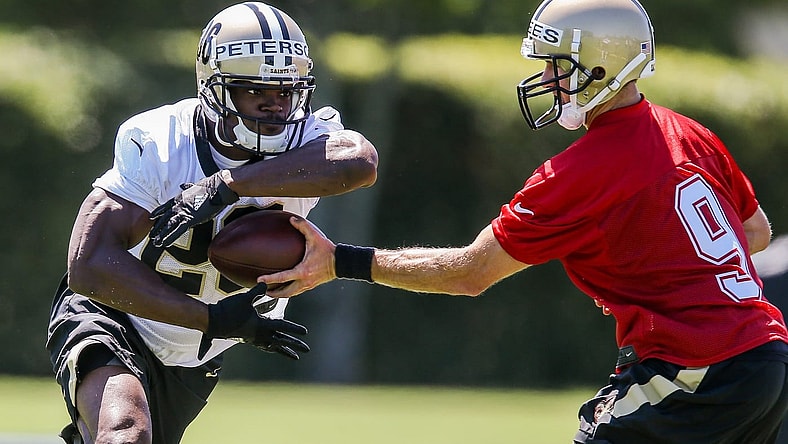 Adrian Peterson looks to rebuild his career with the Saints.